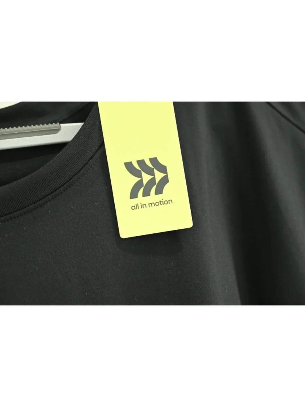 NWT All In Motion Big Relaxed Fit Soft Stretch T-Shirt Sz 3XL Black Crewneck